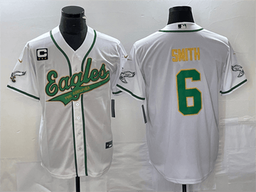 DeVonta Smith Philadelphia Eagles white jersey
