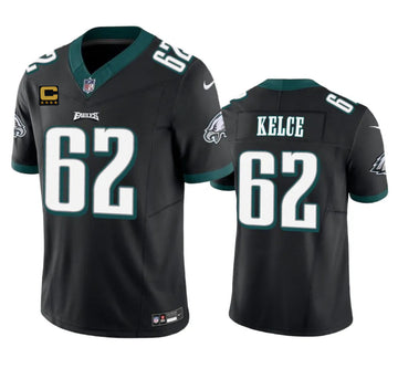 Jason Kelce Philadelphia Eagles black Vapor jersey