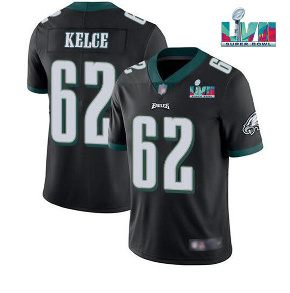 Jason Kelce Philadelphia Eagles black Vapor jersey