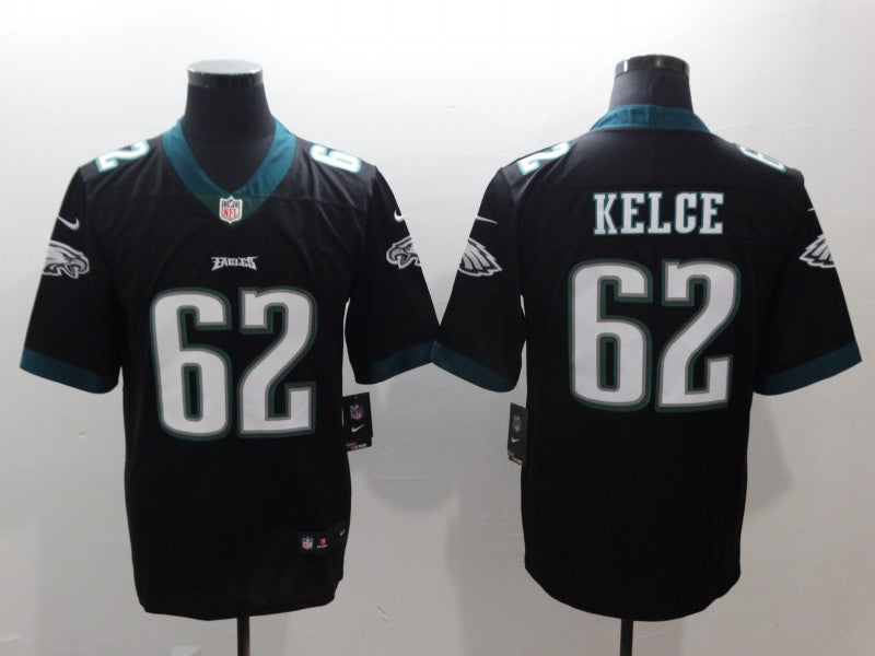 Jason Kelce Philadelphia Eagles black Vapor jersey