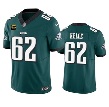 Jason Kelce Philadelphia Eagles green Vapor jersey