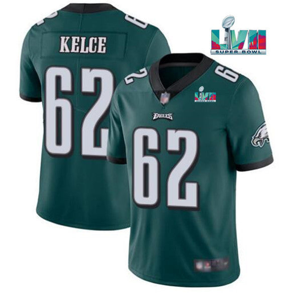 Jason Kelce Philadelphia Eagles green Vapor jersey