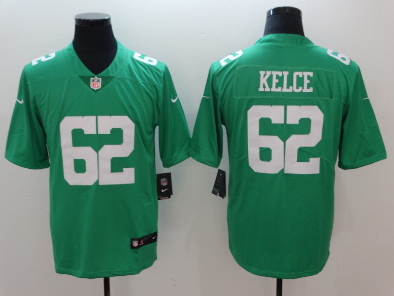 Jason Kelce Philadelphia Eagles green Vapor jersey