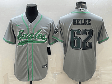 Jason Kelce Philadelphia Eagles grey jersey