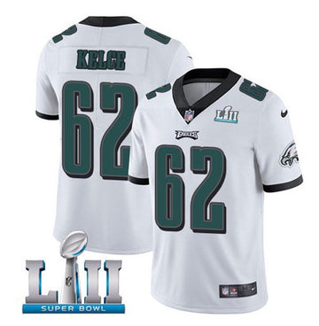 Jason Kelce Philadelphia Eagles white Vapor jersey