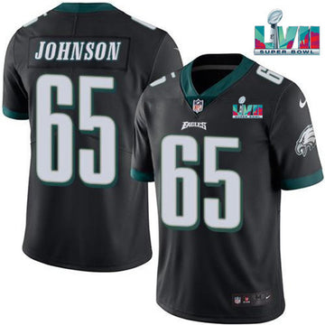 Lane Johnson Philadelphia Eagles black Vapor jersey