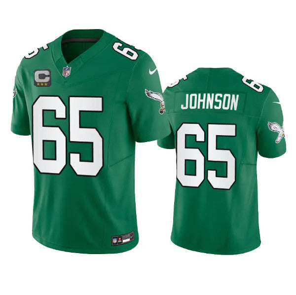 Lane Johnson Philadelphia Eagles green Vapor jersey