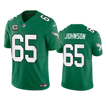Lane Johnson Philadelphia Eagles green Vapor jersey