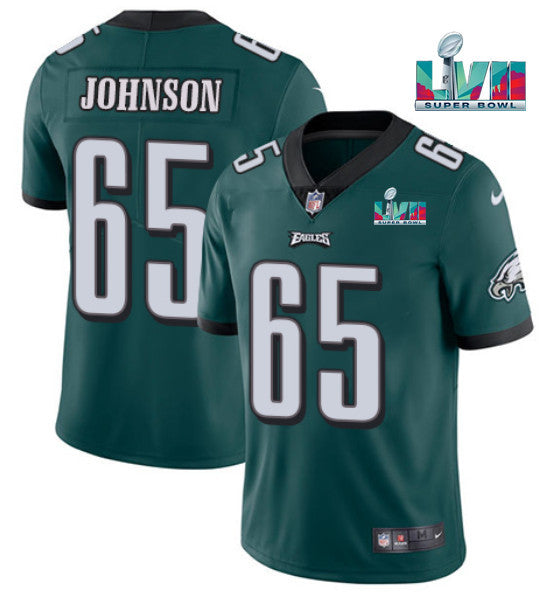 Lane Johnson Philadelphia Eagles green Vapor jersey