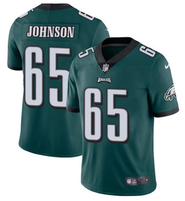 Lane Johnson Philadelphia Eagles green Vapor jersey