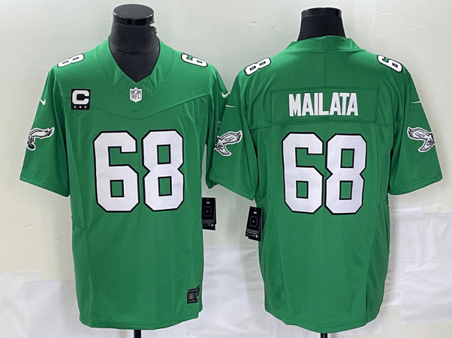 Jordan Mailata Philadelphia Eagles green Vapor jersey