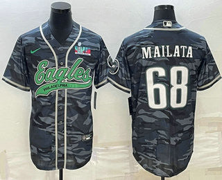 Jordan Mailata Philadelphia Eagles grey Camo jersey