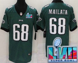 Jordan Mailata Philadelphia Eagles green Vapor jersey