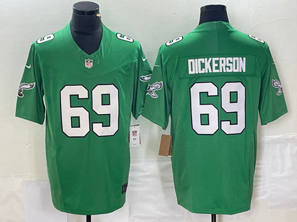 Landon Dickerson Philadelphia Eagles green Untouchable jersey