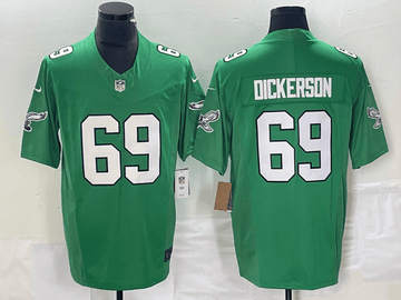 Landon Dickerson Philadelphia Eagles green FUSE jersey