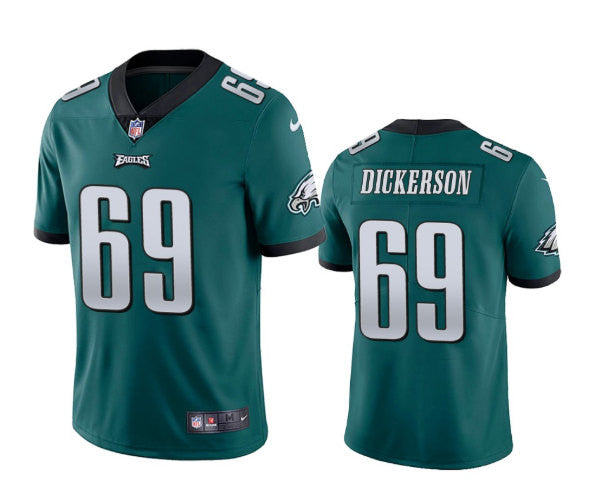 Landon Dickerson Philadelphia Eagles green Vapor jersey