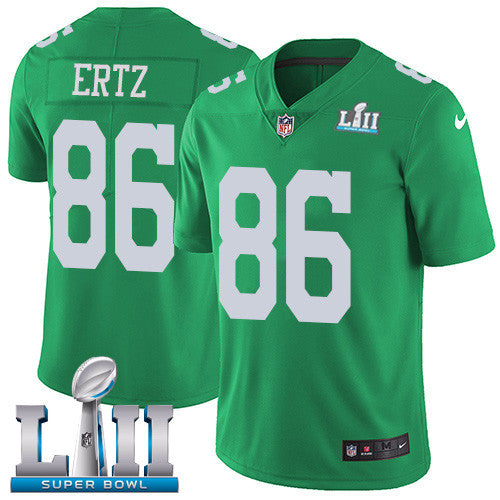 Zach Ertz Philadelphia Eagles green Game jersey