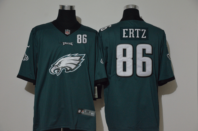 Zach Ertz Philadelphia Eagles green Vapor jersey