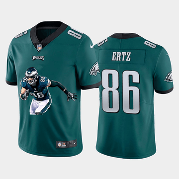Zach Ertz Philadelphia Eagles green Vapor jersey