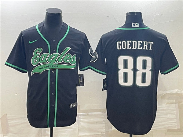 Dallas Goedert Philadelphia Eagles black jersey