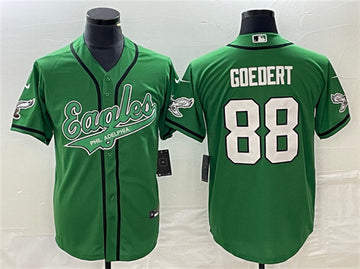 Dallas Goedert Philadelphia Eagles green jersey