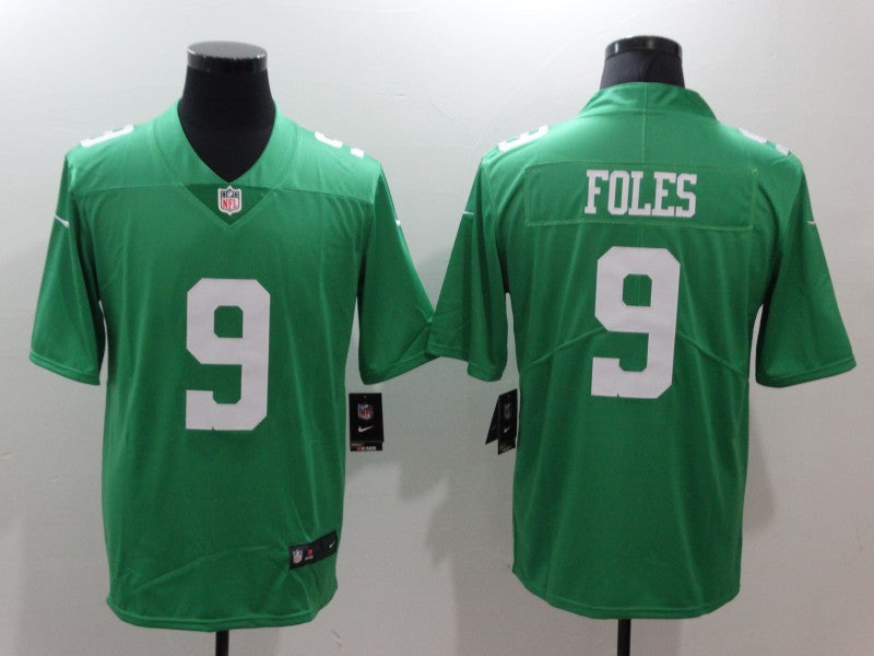 Nick Foles Philadelphia Eagles green Vapor jersey