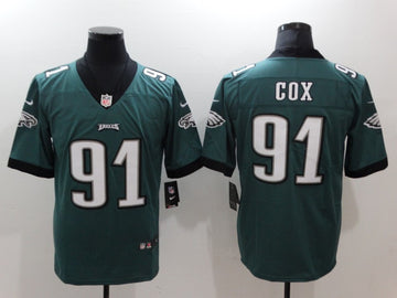 Fletcher Cox Philadelphia Eagles green Vapor jersey