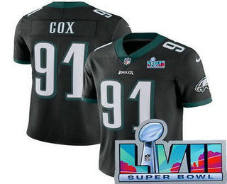 Fletcher Cox Philadelphia Eagles black Vapor jersey