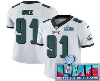 Fletcher Cox Philadelphia Eagles white Vapor jersey