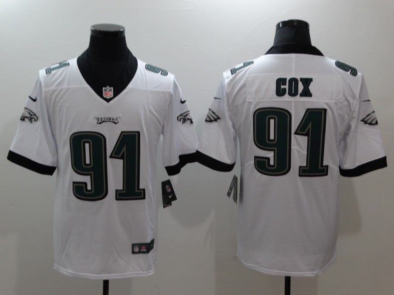 Fletcher Cox Philadelphia Eagles white Vapor jersey