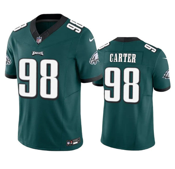 Jalen Carter Philadelphia Eagles green Untouchable jersey