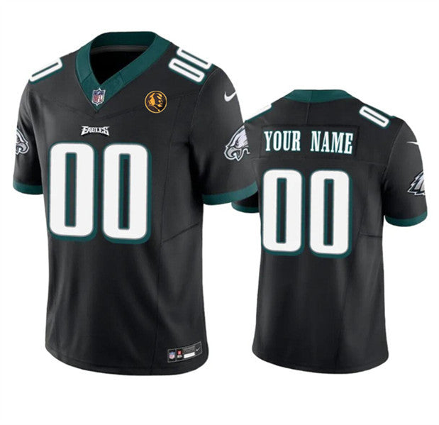Custom Philadelphia Eagles black Vapor jersey