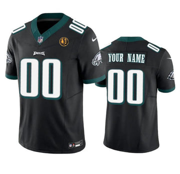 Custom Philadelphia Eagles black Vapor jersey