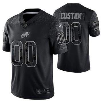 Custom Philadelphia Eagles black Limited jersey
