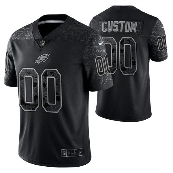 Custom Philadelphia Eagles black Limited jersey