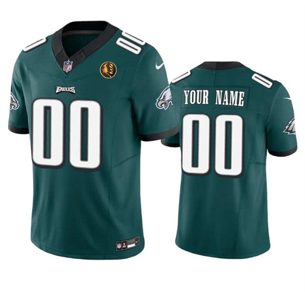 Custom Philadelphia Eagles green Vapor jersey