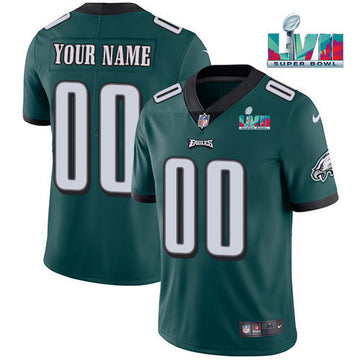 Custom Philadelphia Eagles green Vapor jersey