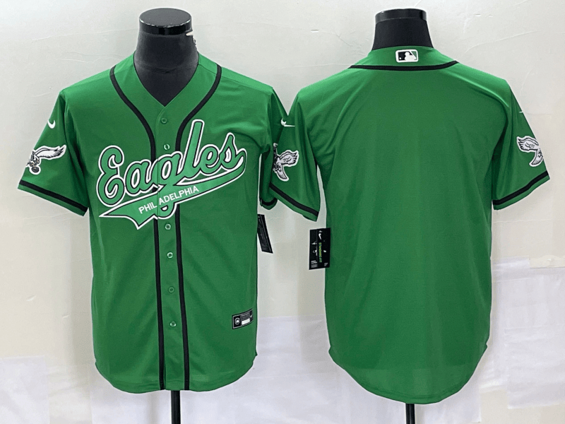 Custom Philadelphia Eagles green jersey
