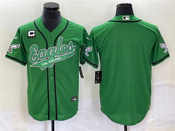 Custom Philadelphia Eagles green jersey