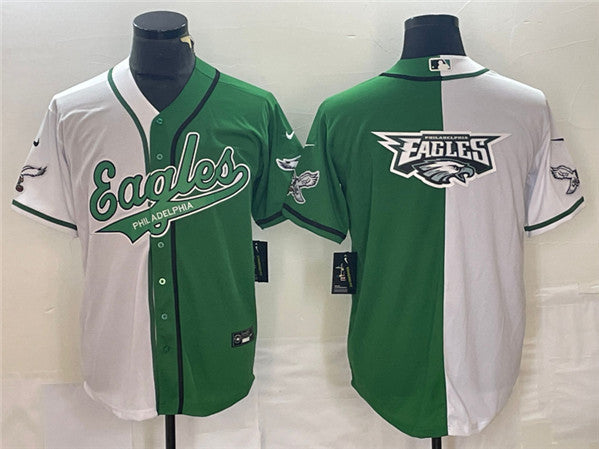 Philadelphia Eagles green Split jersey