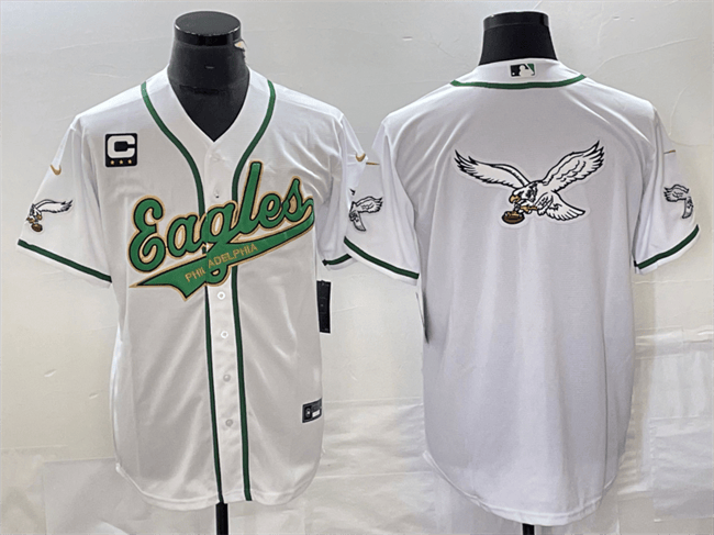 Philadelphia Eagles white jersey