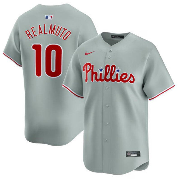 J.T. Realmuto Philadelphia Phillies gray Limited jersey