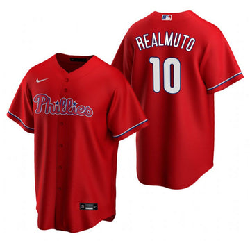 J.T. Realmuto Philadelphia Phillies red jersey