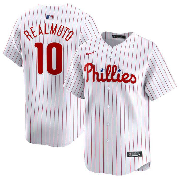 J.T. Realmuto Philadelphia Phillies white Limited jersey