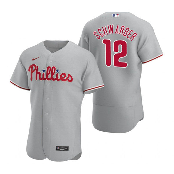Kyle Schwarber Philadelphia Phillies grey jersey