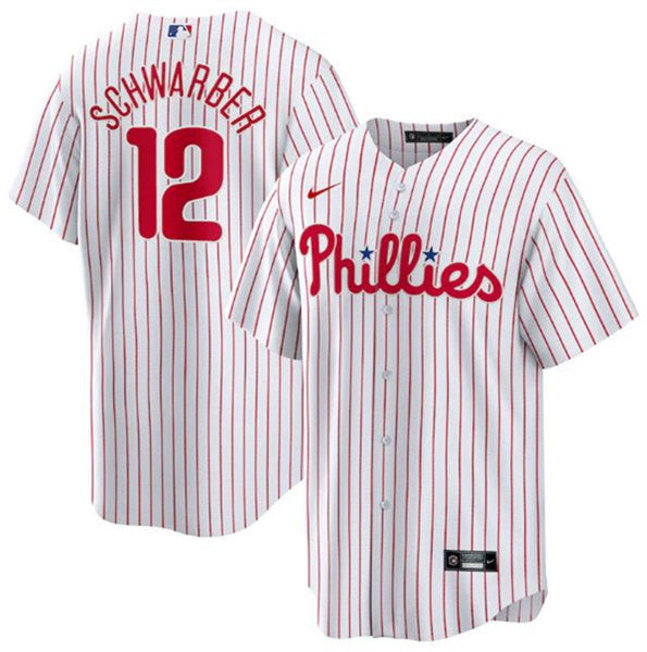Kyle Schwarber Philadelphia Phillies white jersey