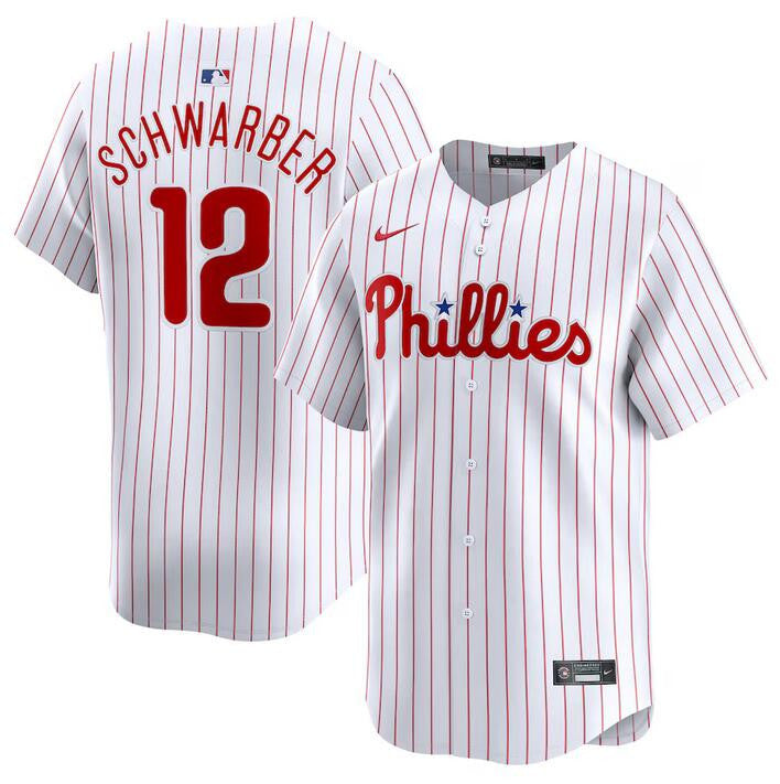 Kyle Schwarber Philadelphia Phillies white Limited jersey