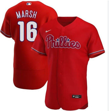 Brandon Marsh Philadelphia Phillies red jersey