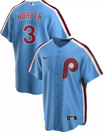 Bryce Harper Philadelphia Phillies blue jersey