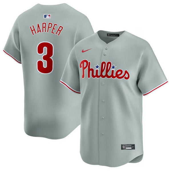 Bryce Harper Philadelphia Phillies gray Limited jersey